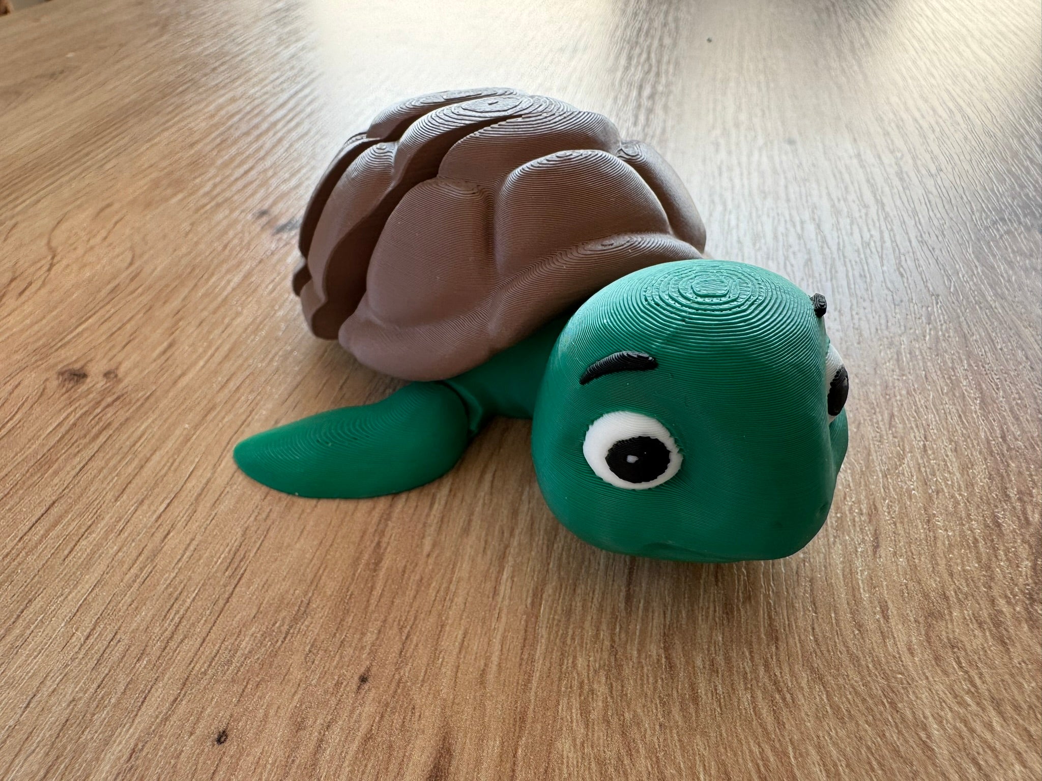 Süße bewegliche Schildkröte