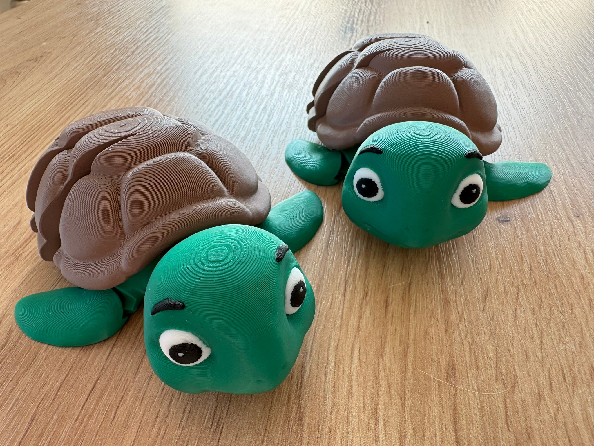 Süße bewegliche Schildkröte