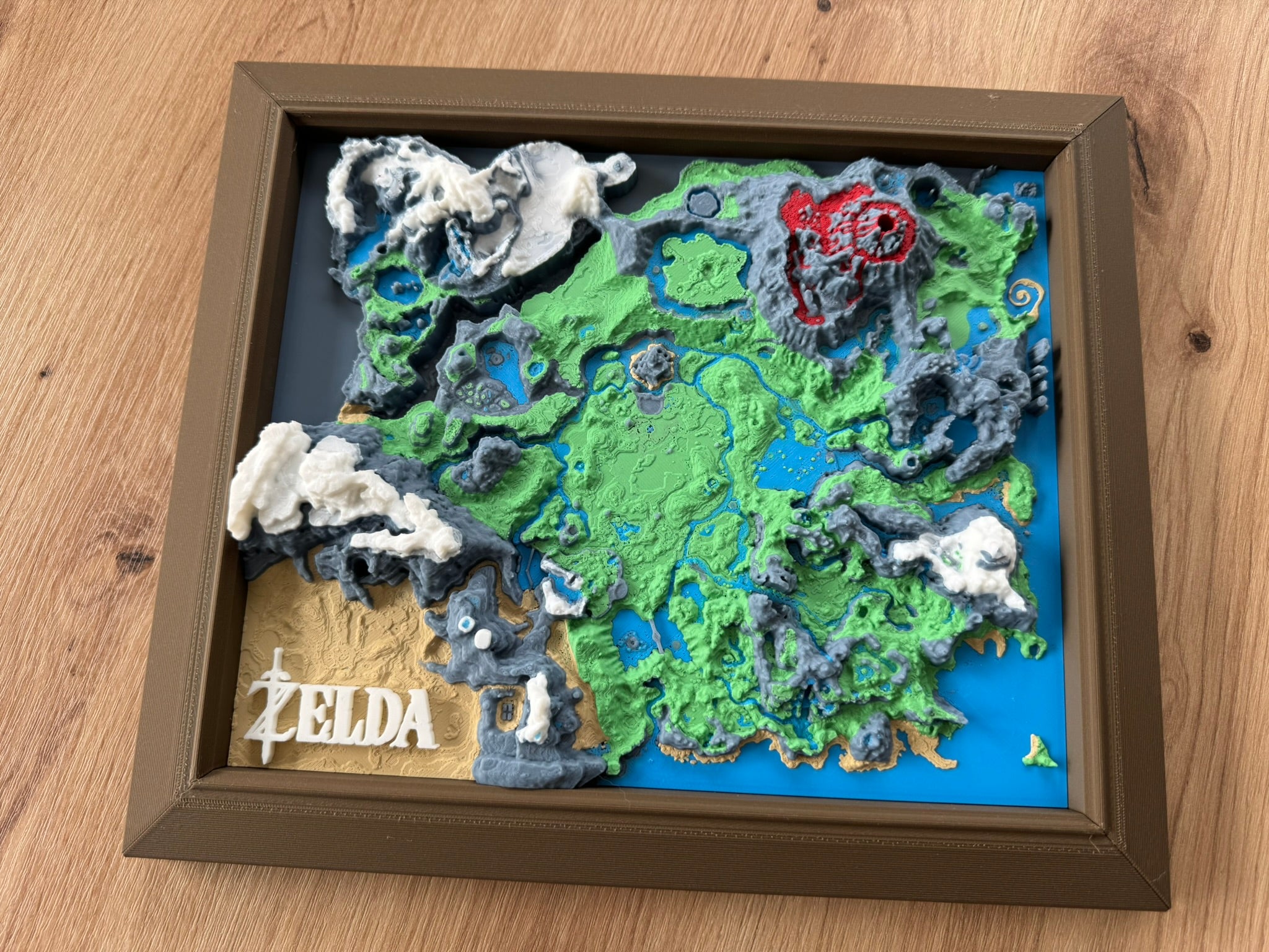 3D-Karte von Hyrule – The Legend of Zelda: Breath of the Wild & Tears of the Kingdom