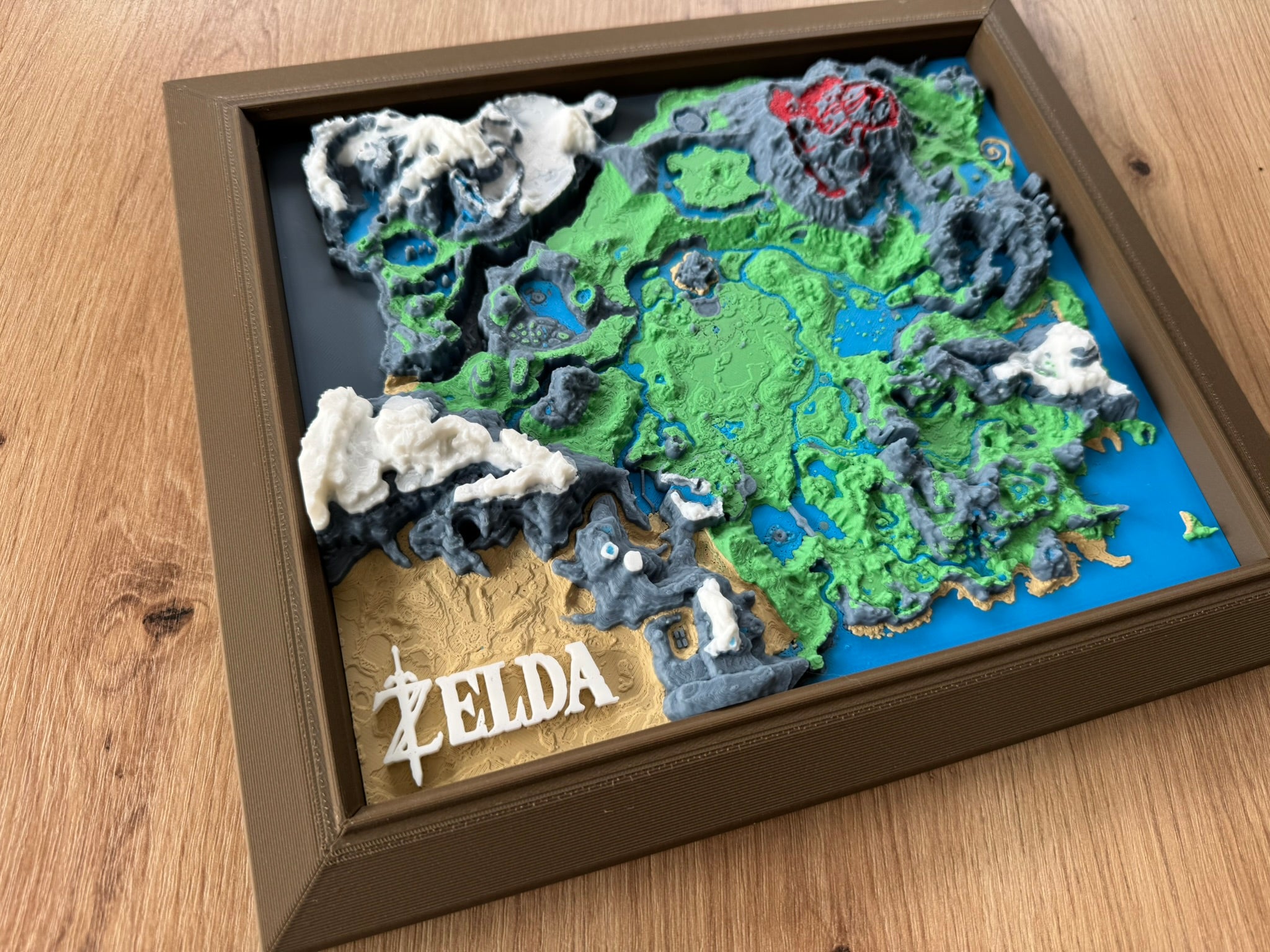 3D-Karte von Hyrule – The Legend of Zelda: Breath of the Wild & Tears of the Kingdom