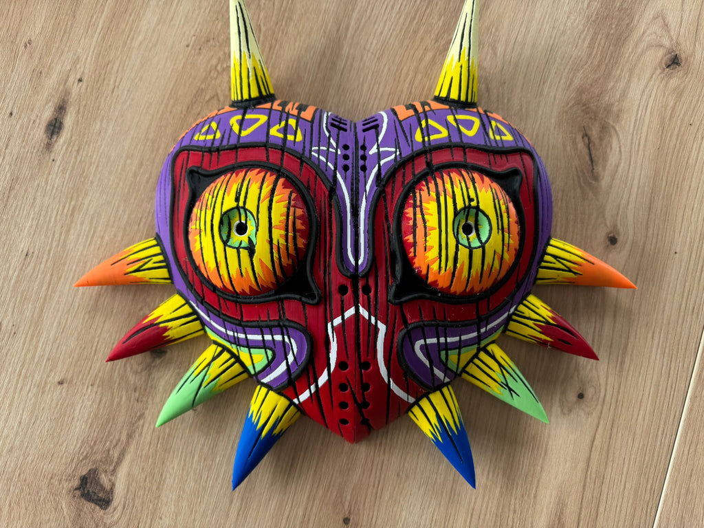 Majora's Mask – 3D Printed Deku Mask with Wall Mount