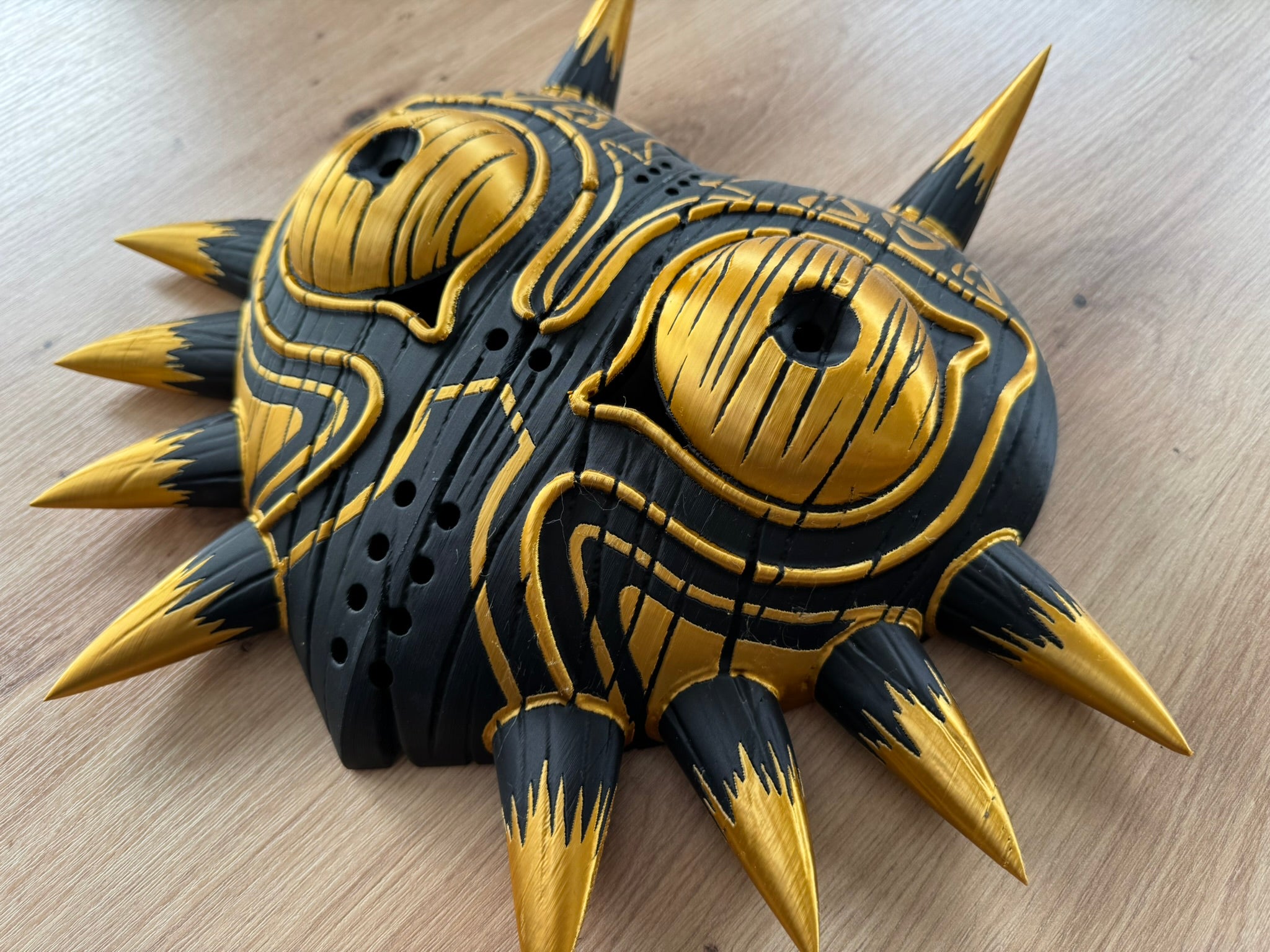 Majora's Mask – 3D Printed Deku Mask with Wall Mount