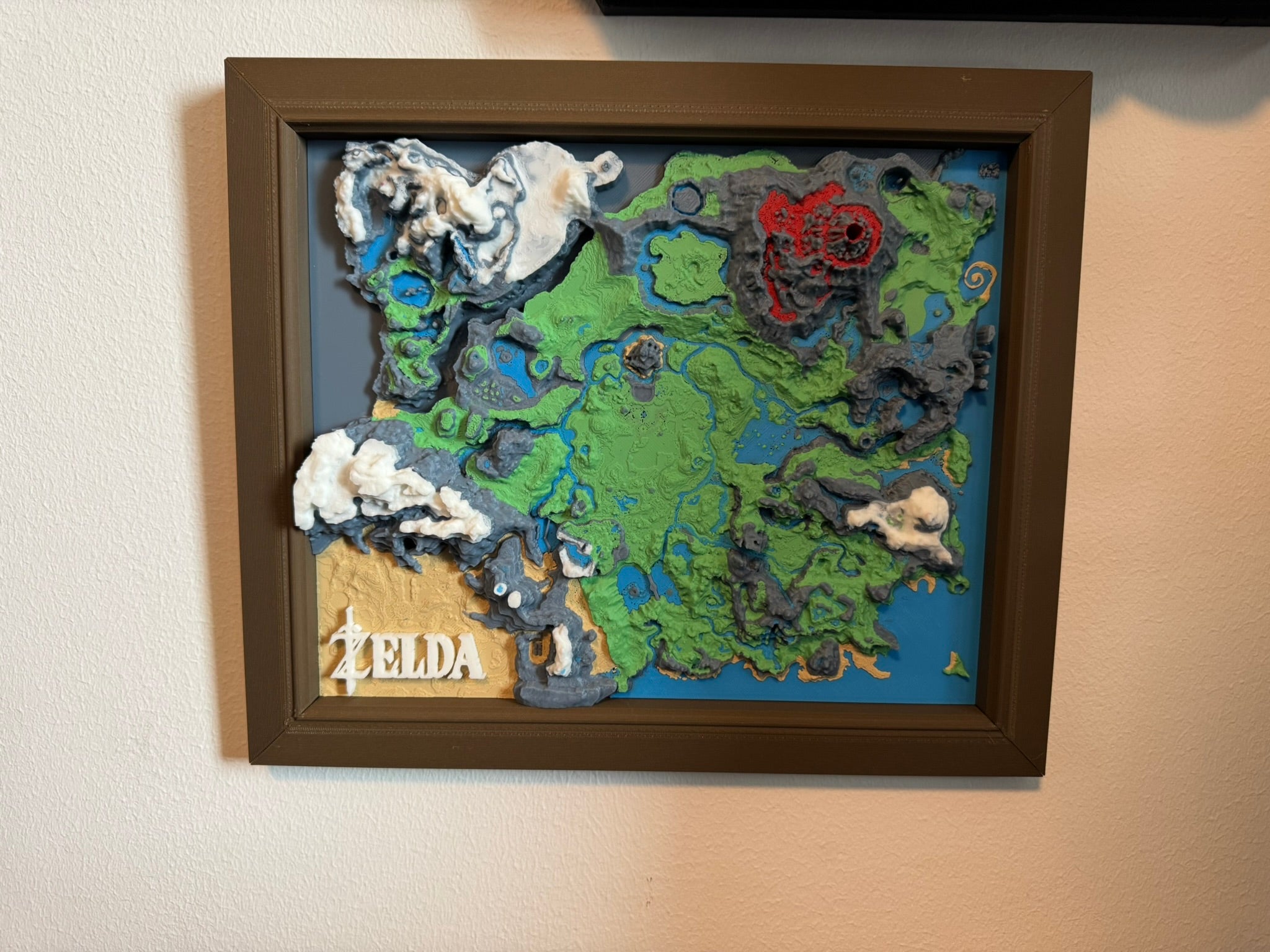 3D-Karte von Hyrule – The Legend of Zelda: Breath of the Wild & Tears of the Kingdom