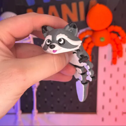 Flexi Raccoon – Beweglicher Waschbär