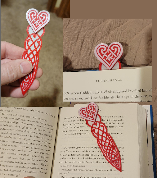 Valentine Bookmark