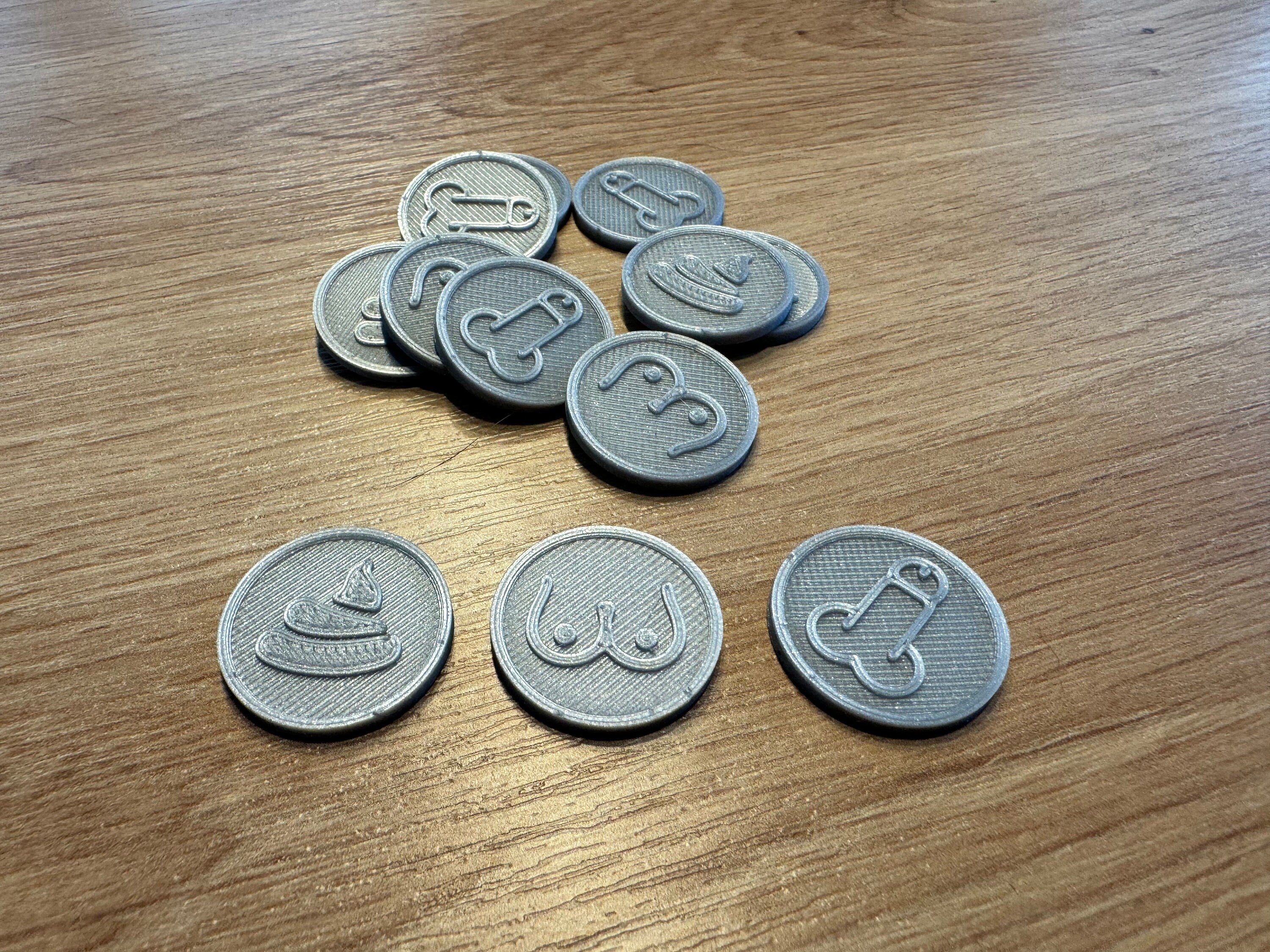 Shopping cart coin (12x)
