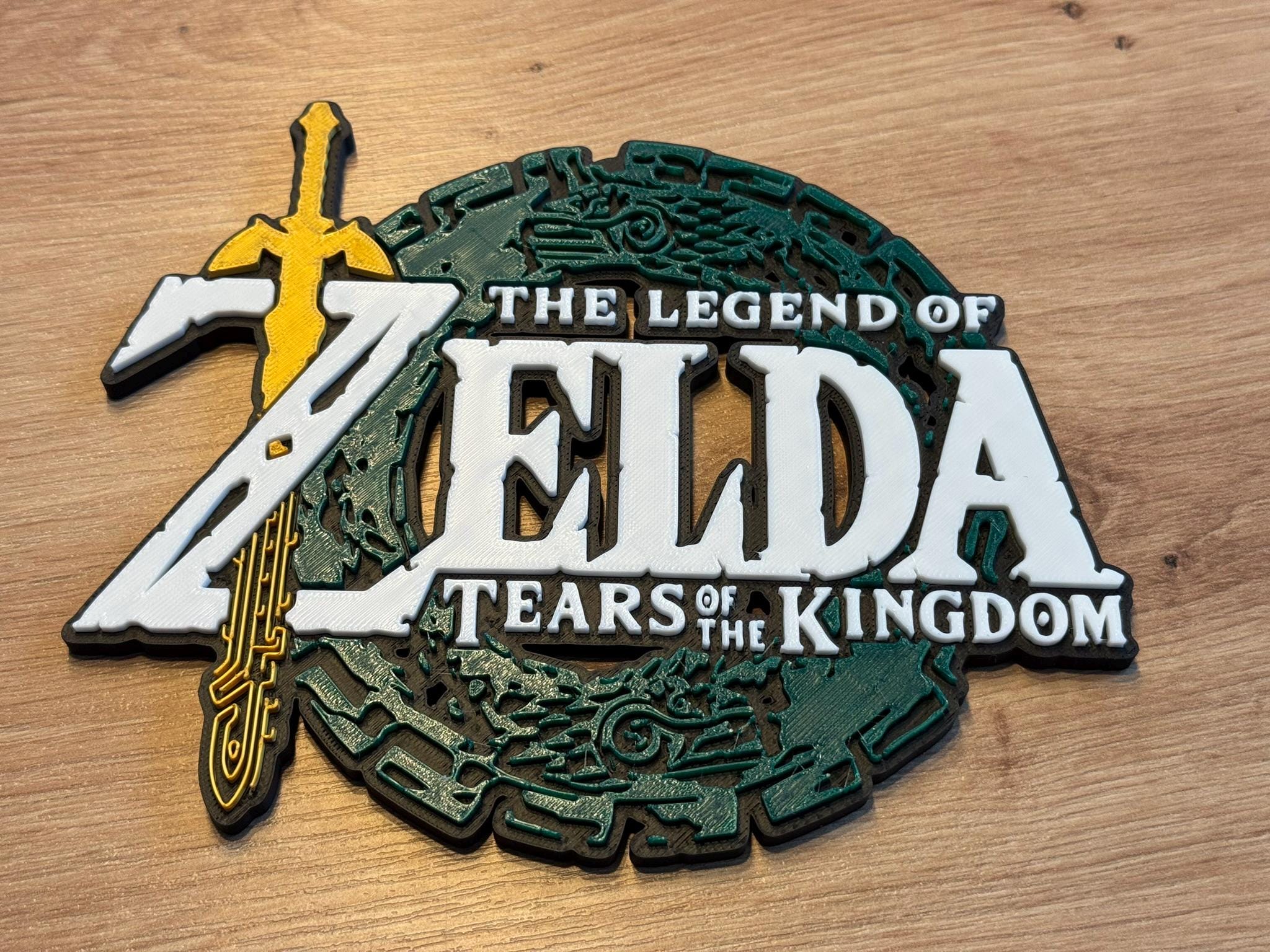 The Legend of Zelda Wall Logos – Decorative 3D Prints for Ultimate Fans