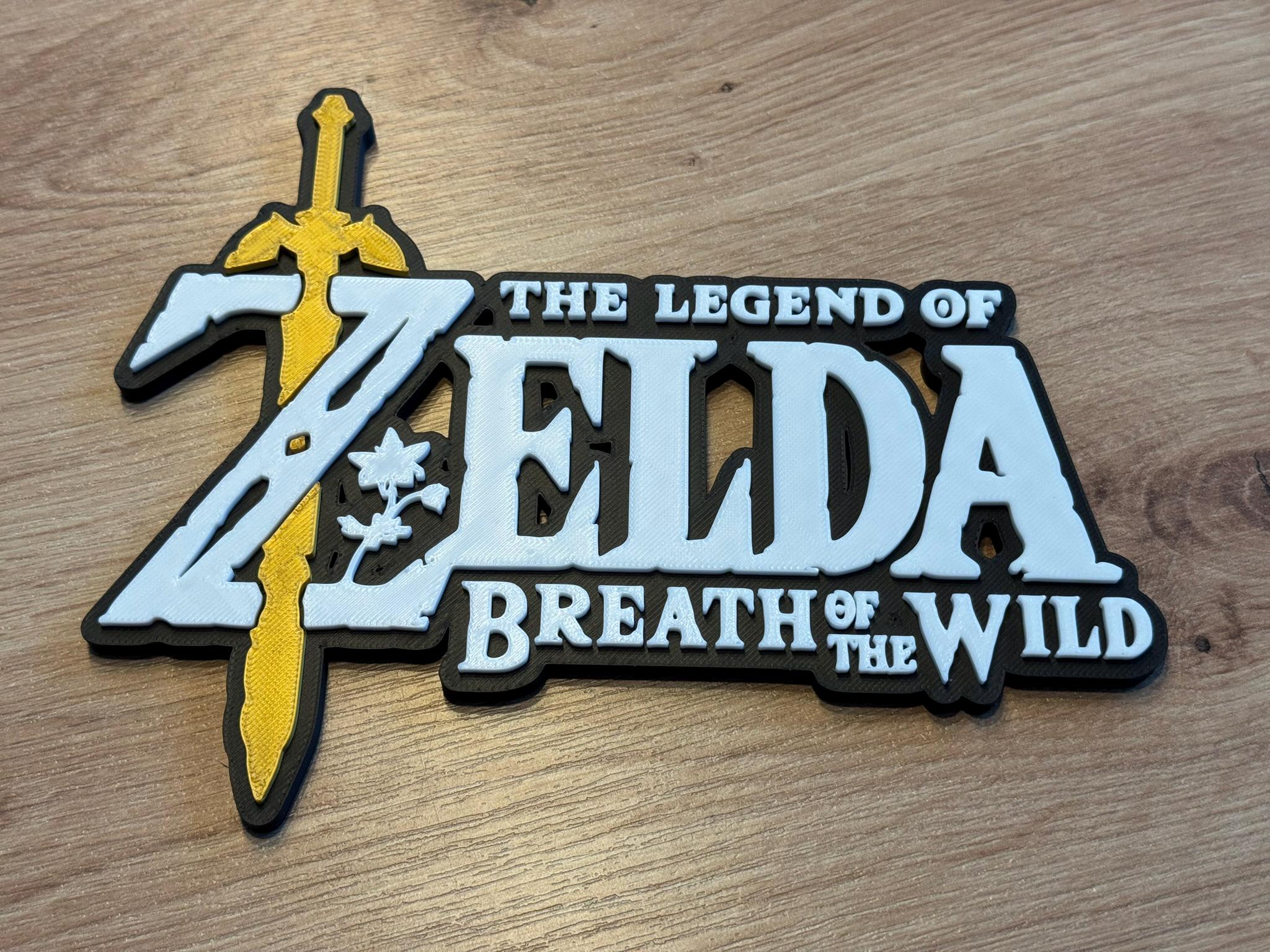 The Legend of Zelda Wall Logos – Decorative 3D Prints for Ultimate Fans