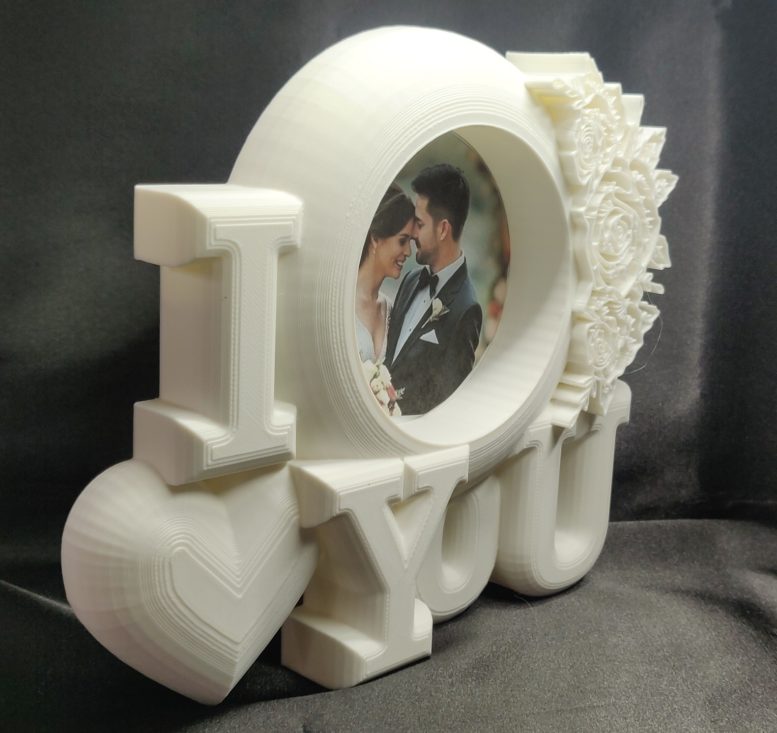 "I love you" picture frame