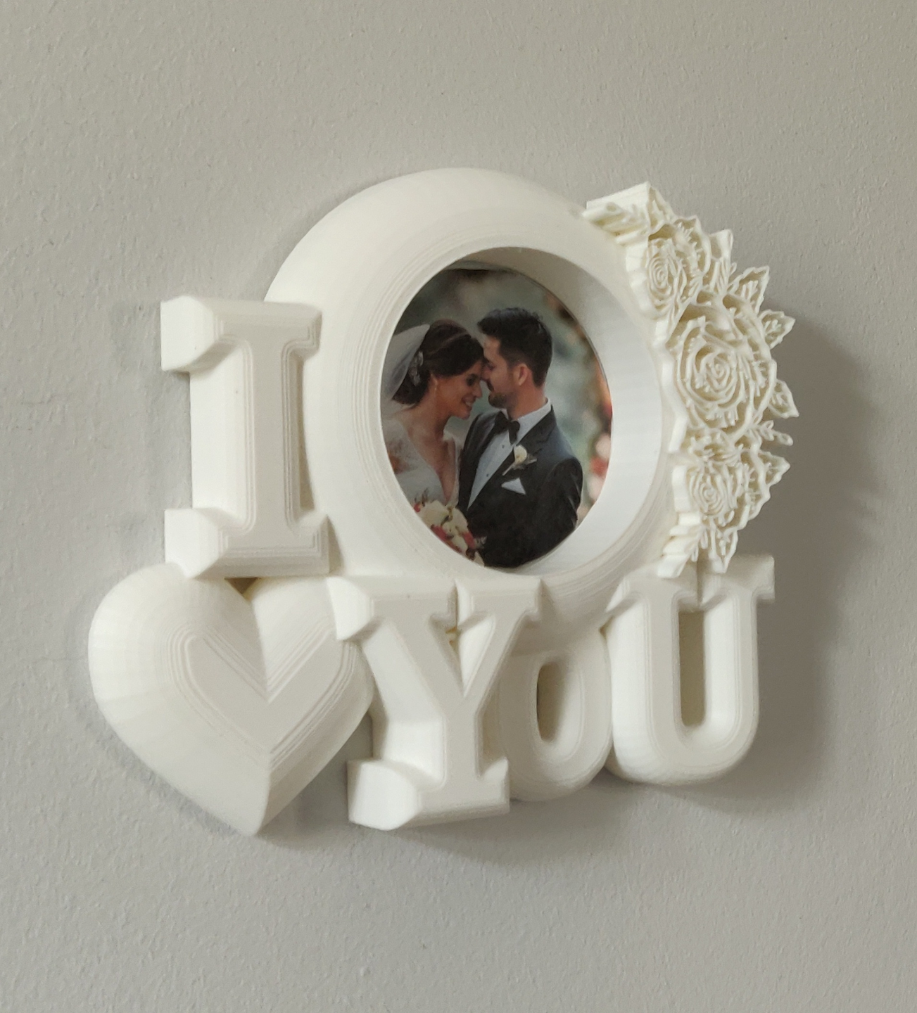 "I love you" picture frame