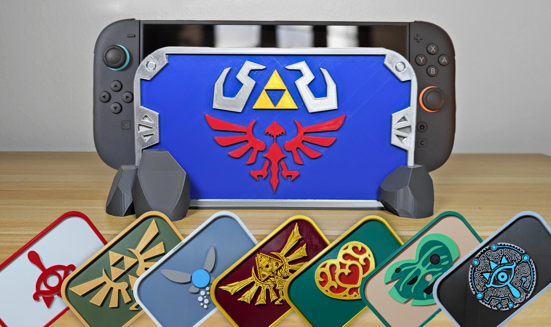 Switch 2 Dock Cover im Zelda Design – Deko-Blende & Kratzschutz